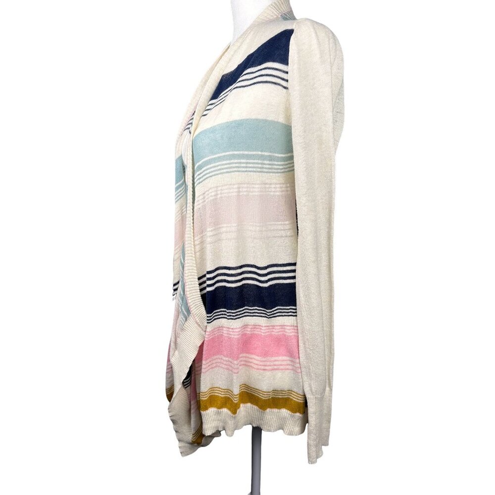 Anthropologie Angel of the North Open Front Cardigan Sweater SMALL Ballet Boho - Picture 4 of 10